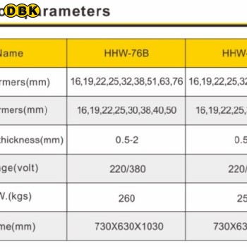 Máy uốn ống 3 trục bằng điện TLP HHW-G76-5