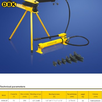 Máy uốn ống thủy lực có bơm tay rời 20 tấn TLP HHW-4F-3